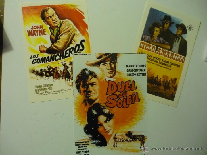 Kino: LOTE REPRODUCC.WESTERNS -DUELO AL SOL -LOS COMANCHEROS-CIELO AMARILLO