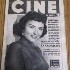 Cine: CINE MUNDO -- 5 MAYO 1956 Nº 216 -- GINA LOLLOBRIGIA