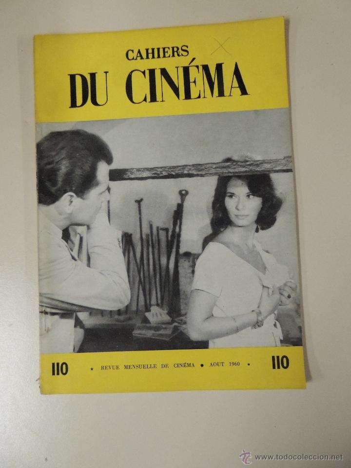 Cine: revista francesa cahiers du cinema n&ordm; 110 agosto 1960 - lea massari la aventura antonioni