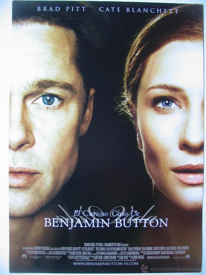 Kino: El curioso caso de Benjamin Button - Dina 4 poster - Brad Pitt - Cate Blanchet