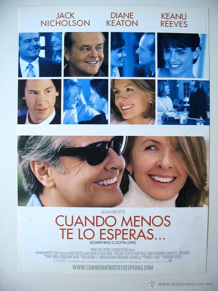 Kino: Cuando menos te lo esperas... - Dina 4 poster - Jack Nicholson - Diane Keaton
