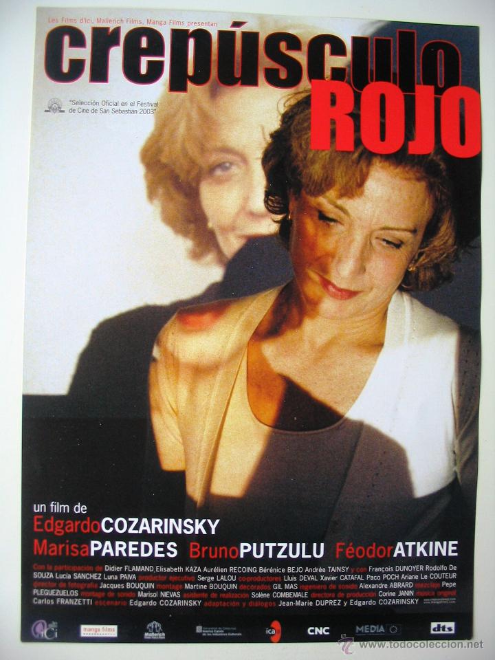 Kino: Crep&uacute;sculo rojo - Dina 4 poster - Marisa Paredes - F&Eacute;odor Atkine