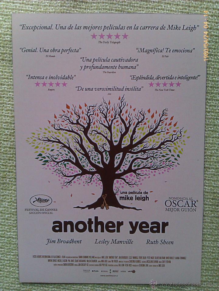 Kino: Folleto de Mano. Pel&iacute;cula Another Year. David Bradley. Karina Fern&aacute;ndez. Reino Unido. 2010
