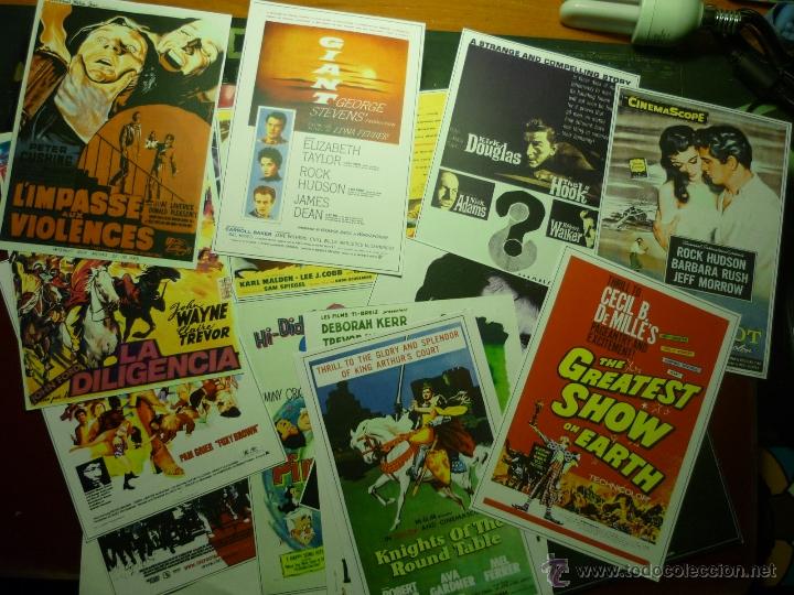 Kino: LOTE REPRODUC. CARTELES EXTRANJEROS PELICULAS  15 X 10 APROXIMADAMENTE