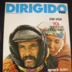 Cinéma: REVISTA DE CINE Nº 99. DIRIGIDO POR.- KING VIDOR, YOL, YILMAZ GUNEY, MOSTRA DE VALENCIA. Lote 42992150