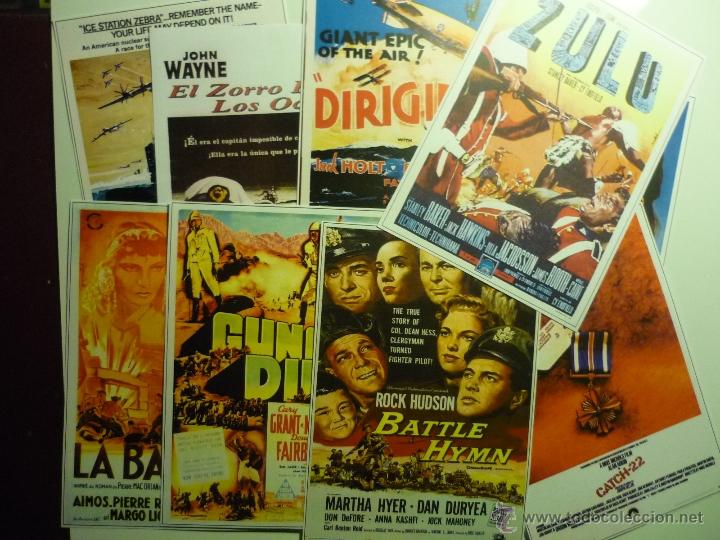 Kino: LOTE REPRODUCCIONES CARTELES ESPA&Ntilde;OLES Y EXTRANJEROS CINE BELICO