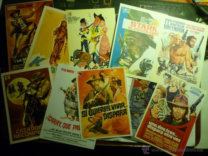 Kino: LOTE RERODUCC.SPAGHETTIS WESTERN.-PAPEL Y FOTO