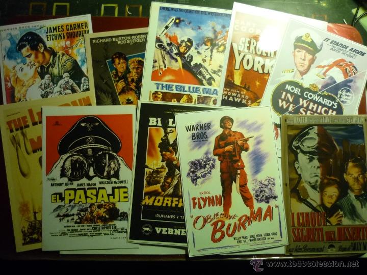 Kino: LOTE CINE BELICO.- EN PAPEL Y FOTO.-CARTELES ESPA&Ntilde;OLES Y EXTRANJEROS