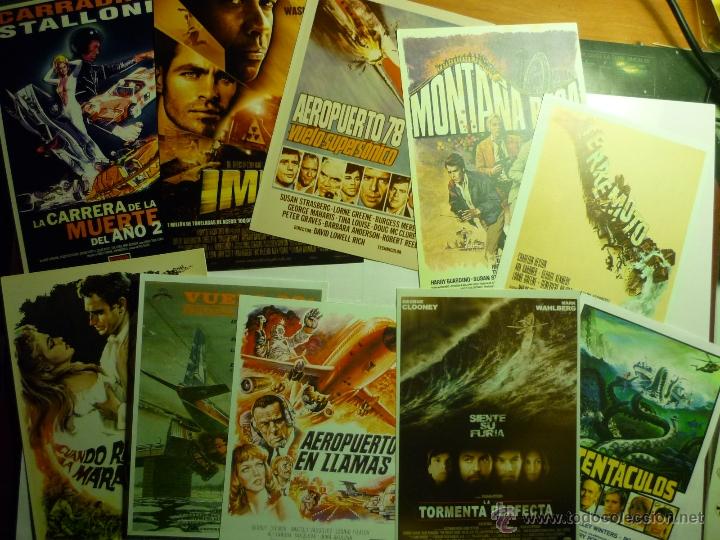 Kino: lote reproducciones en papel,foto,postal peliculas catastrofistas
