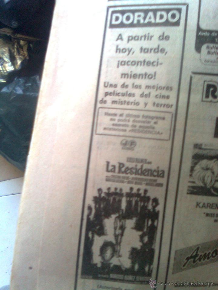 Kino: Recorte publicidad original la Residencia - Tama&ntilde;o A6 - procede hoja del lunes 1980