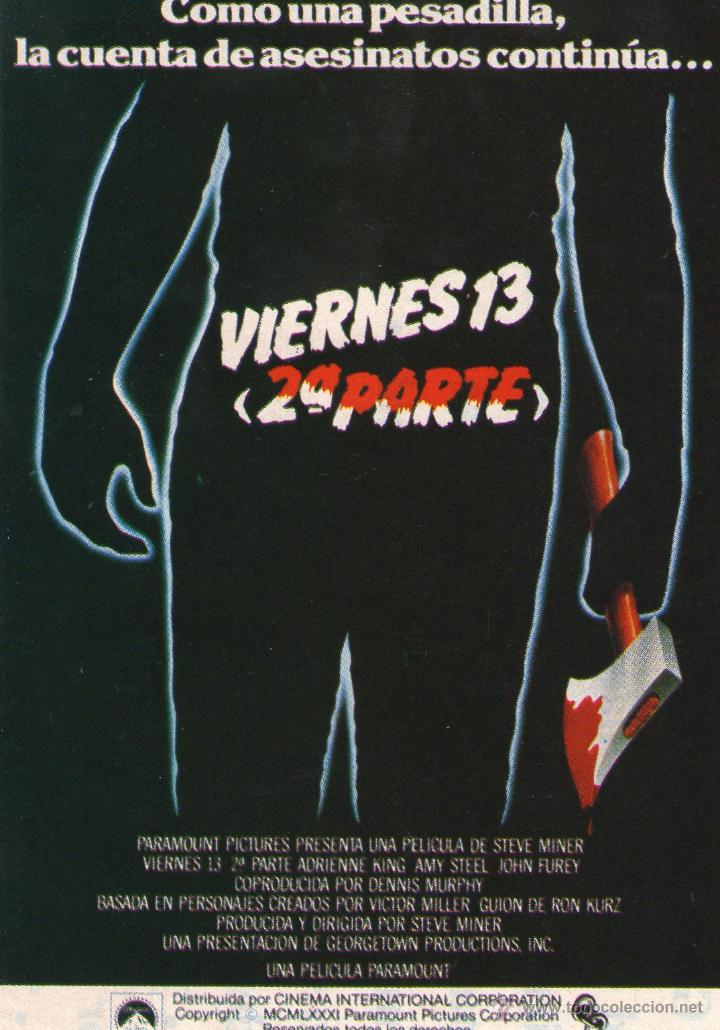 Cinema: RECORTES DE TERROR VIERNES TRECE SEGUNDA PARTE