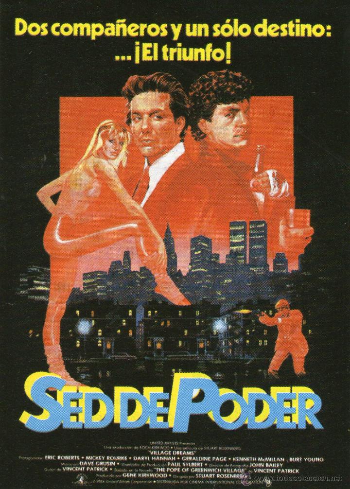 Cinema: RECORTES DE Eric Roberts, Mickey Rourke, Daryl Hannah, Geraldine Page