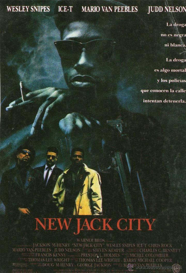 Cin&eacute;ma: RECORTES DE Wesley Snipes, Ice-T, Chris Rock, Mario Van Peebles, Allen Payne, Judd Nelson, Vanessa L