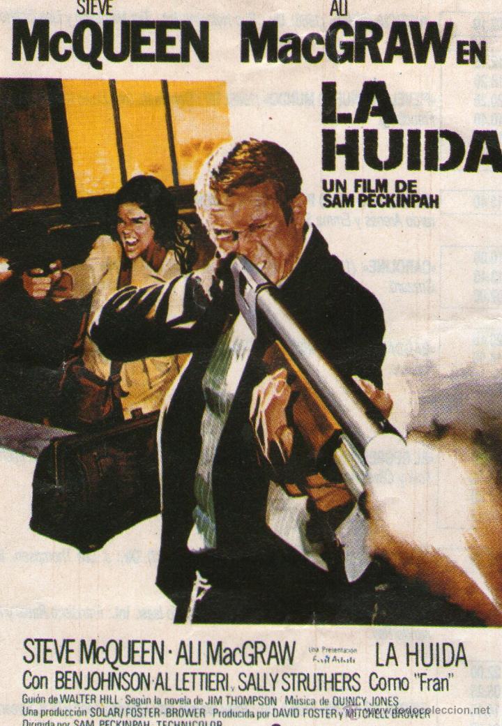 Cin&eacute;ma: RECORTES DE Steve McQueen, Ali MacGraw, Ben Johnson, Sally Struthers, Al Lettieri, Slim Pickens