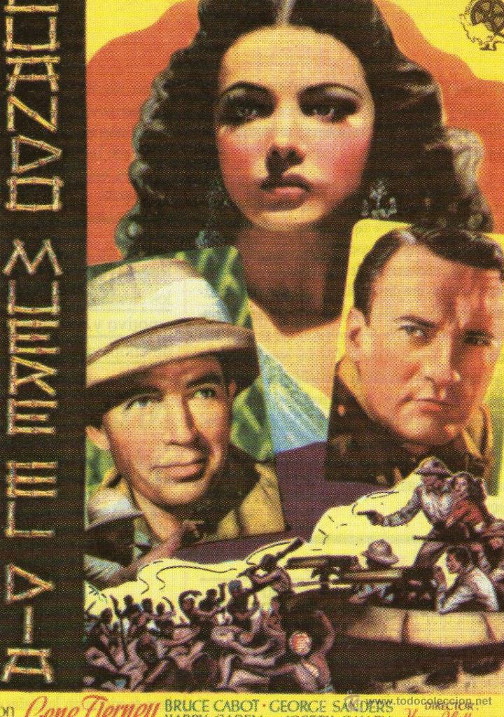 Cin&eacute;ma: RECORTES Gene Tierney, Bruce Cabot, George Sanders, Harry Carey, Joseph Calleia, Reginald Gardiner