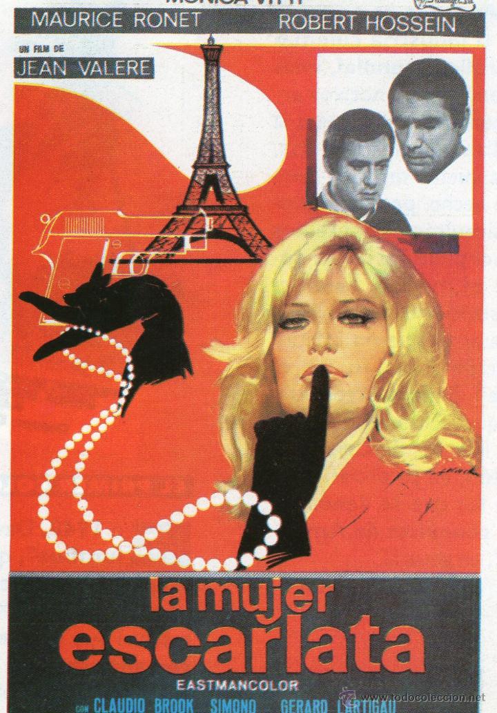 Cin&eacute;ma: RECORTES Monica Vitti, Maurice Ronet, Robert Hossein, Claudio Brook, Albert Simono, Lucien Raimbourg