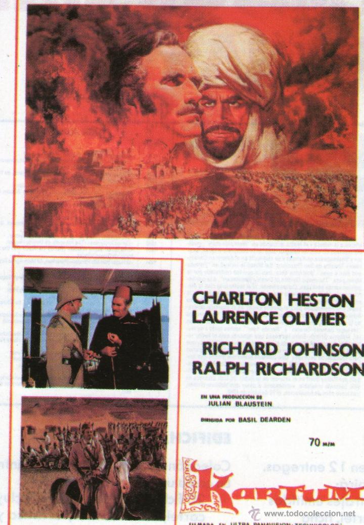 Cine: RECORTES Charlton Heston, Laurence Olivier, Richard Johnson, Ralph Richardson, Alexander Knox, Johnn