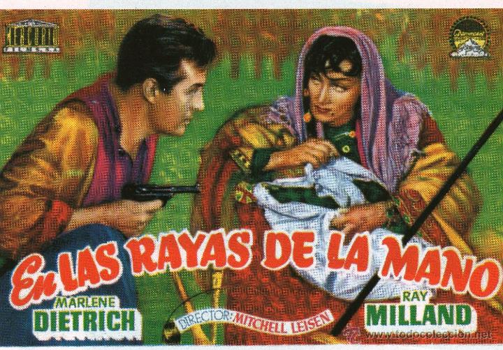 Cine: RECORTES Ray Milland, Marlene Dietrich, Murvyn Vye, Bruce Lester, Dennis Hoey, Quentin Reynolds, Rei