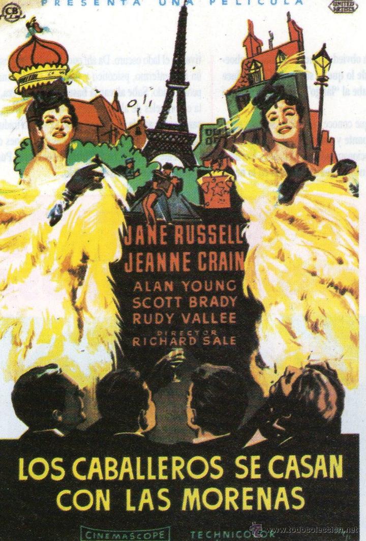 Cin&eacute;ma: RECORTES Jane Russell, Jeanne Crain, Scott Brady, Rudy Valee, Alan Young