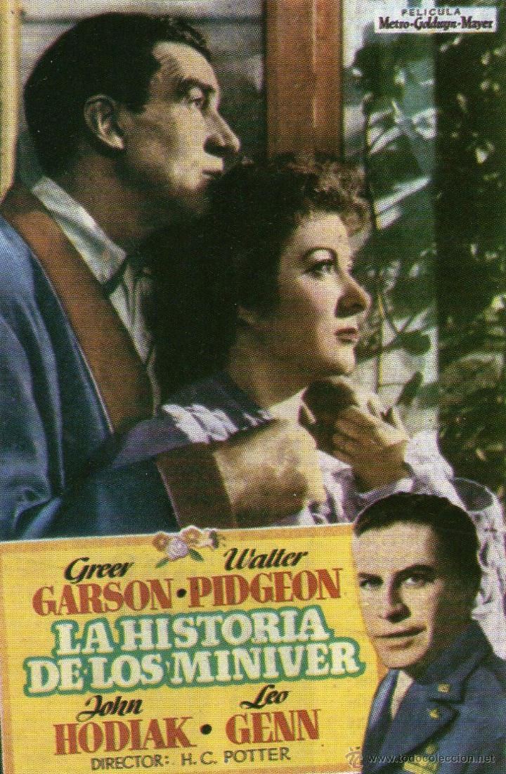 Cin&eacute;ma: RECORTES Cathy O'Donnell, Greer Garson, John Hodiak, Leo Genn, Reginald Owen, Walter Pidgeon