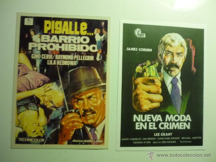 Kino: LOTE REPRODUCC.PELICULAS GANGSTERS-PAPEL Y FOTO  15 X 10