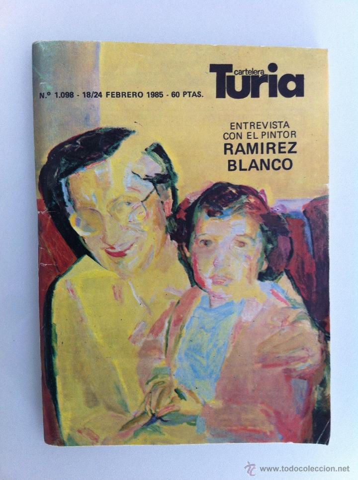 Cin&eacute;ma: CARTELERA TURIA 1985. RAMIREZ BLANCO N&ordm; 1098
