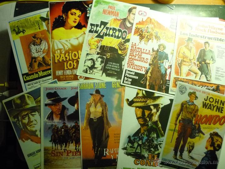 Kino: lote reproducc. westerns- en papel y foto