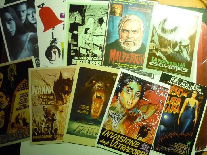 Kino: lote reproducc. peliculas terror .- en papl y foto