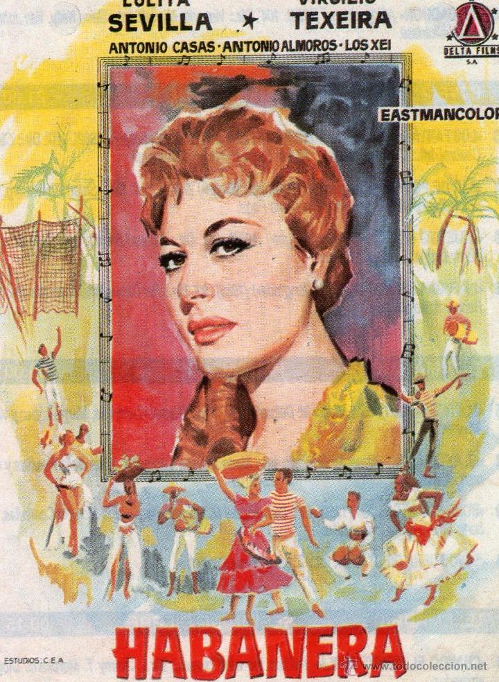 Cinema: Lolita Sevilla, Virgilio Teixeira, Antonio Casas, F&eacute;lix de Pom&eacute;s, Pastor Serrador, Eulalia Tenorio,