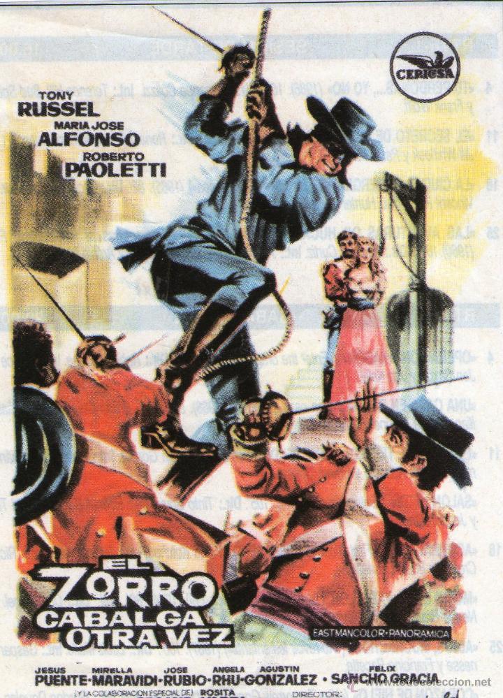 Cin&eacute;ma: Tony Russel, Mar&iacute;a Jos&eacute; Alfonso, Roberto Paleotti, Jes&uacute;s Puente, Mirella Maravidi, Pepe Rubio, &Aacute;ngel