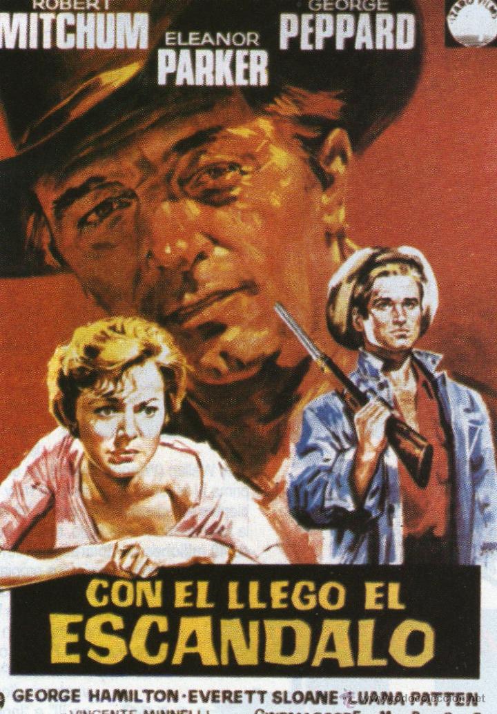 Cine: Robert Mitchum, Eleanor Parker, George Peppard, George Hamilton, Everett Sloane, Luana Patten