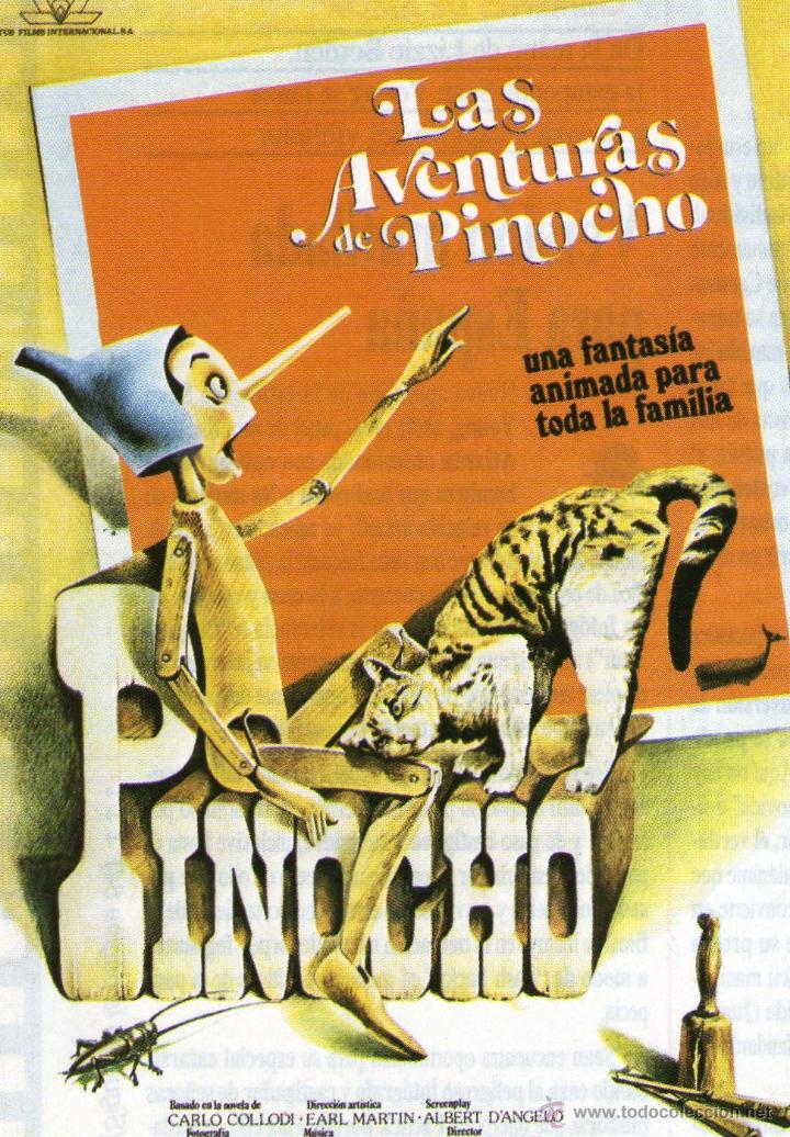 Cine: las aventuras de pinocho
