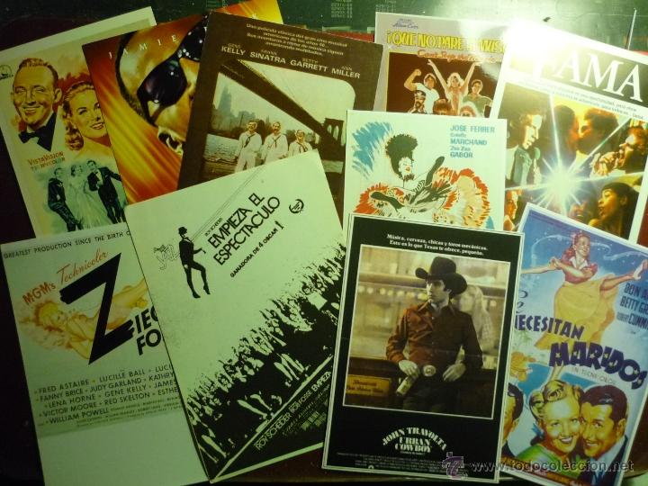 Kino: lote reproducc, cine musical en papel y foto