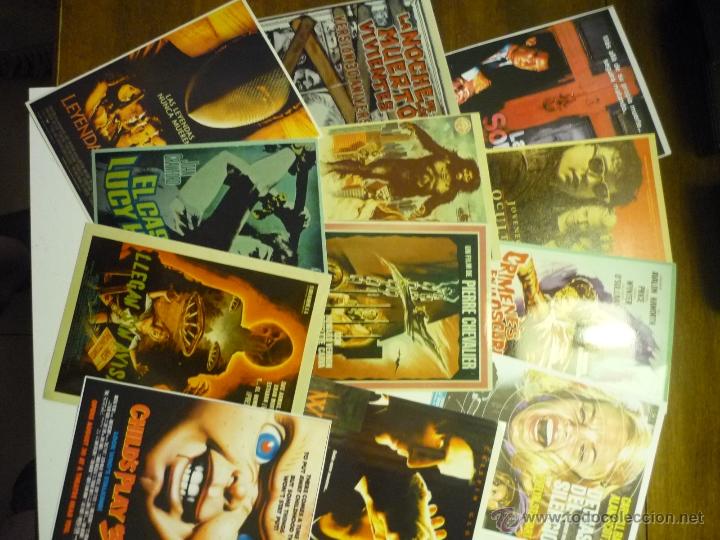 Kino: lote reproducciones papel y foto. peliculas terror
