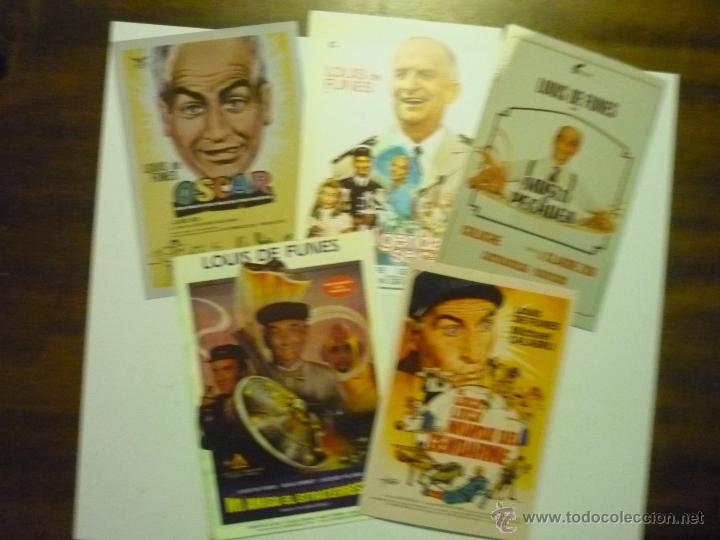 Kino: LOTE REPRODUCCIONES PELICULAS LOUIS DE FUNES.--PAPEL Y FOTO