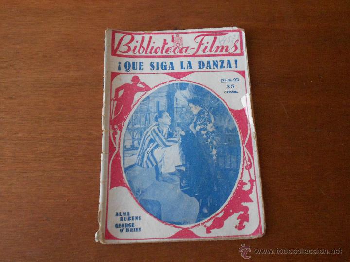 Cinema: CINE BIBLIOTECA FILMS: &iexcl;QUE SIGA LA DANZA! ORIGINAL DE &Eacute;POCA CON FOTOGRAF&Iacute;AS DEL FILM