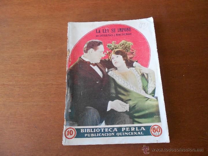 Cinema: CINE, BIBLIOTECA PERLA: LA LEY SE IMPONE, ORIGINAL DE &Eacute;POCA CON FOTOGRAF&Iacute;AS