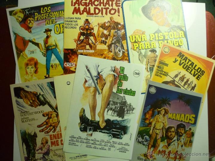 Kino: lote papel y foto peliculas westerns spaghettis