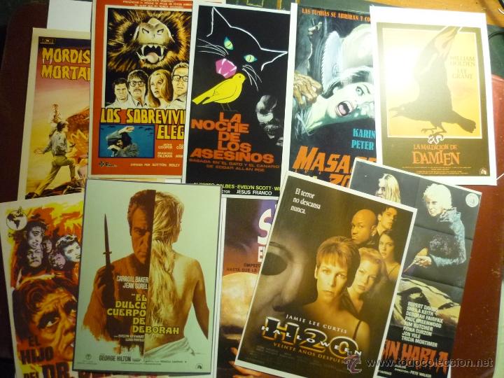 Kino: LOTE PELICULAS TERROR EN PAPEL Y FOTO