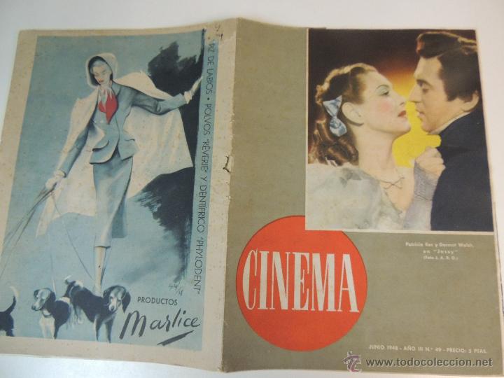 Cinema: revista cinema n&ordm; 49 junio 1948 - patricia roc dermot walsh hamlet laurence olivier