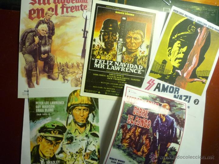 Kino: LOTE PELICULAS DE GUERRA--,.PAPEL Y FOTO