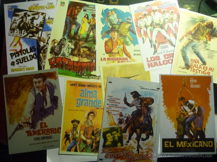 Kino: LOTE REPRODUCCIONES PAPEL Y FOTO WESTERNS MEJICANOS