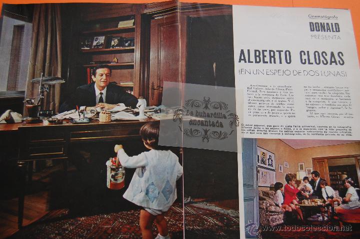 Cinema: ARTICULO REVISTA 1966 - REPORTAJ SOBRE LA VIDA DE ALBERTO CLOSAS - 6 PAG.
