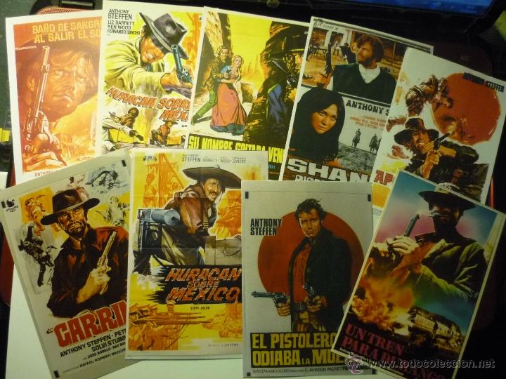 Kino: LOTE REPROD.PAPEL Y FOTO  PELICULAS SPAGHETTIS A.STEEFEN