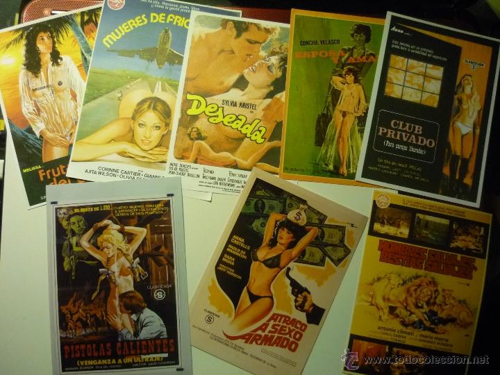 Kino: LOTE REPRODUCC. PAPEL Y FOTO PELICULAS EROTICAS Y S