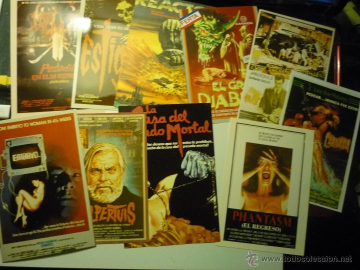 Kino: LOTE REPRODUCC.PELICULAS TERROR -PAPEL Y FOTO