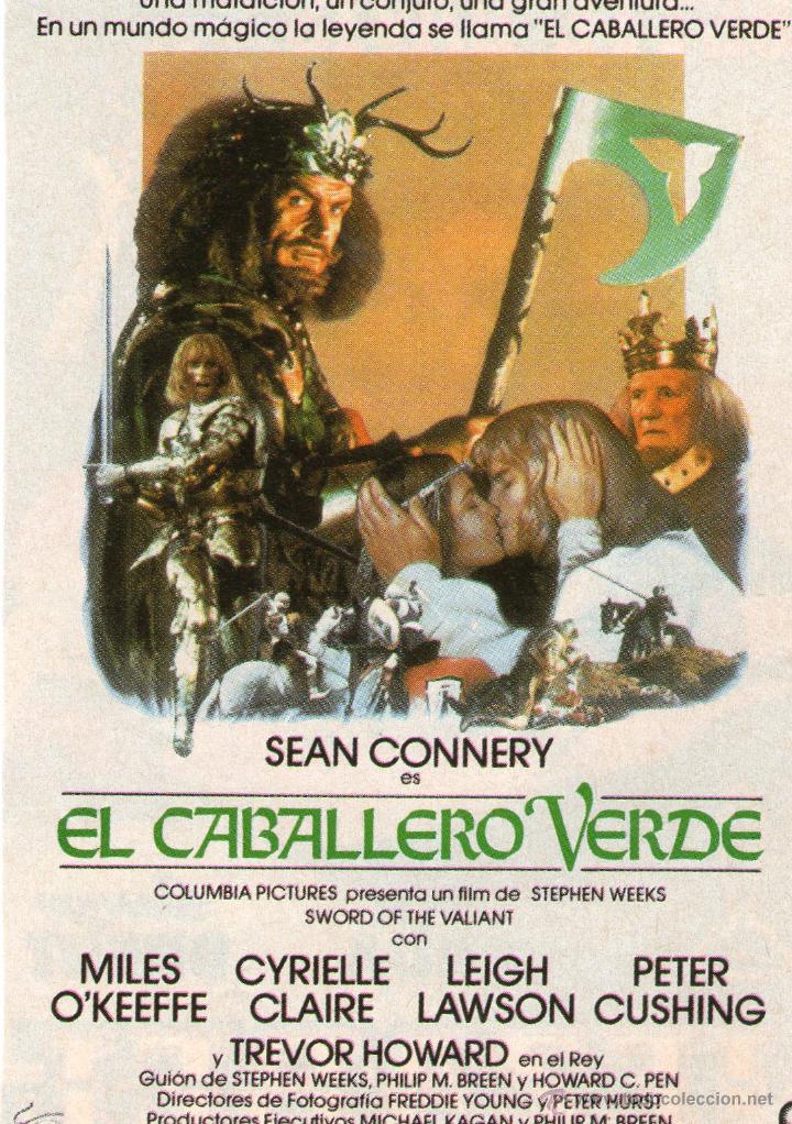 Kino: RECORTE sean connery EL CABALLERO VERDE