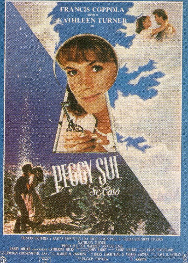 Kino: RECORTE PEGGY SUE SE CASO KATHLEEN TURNER FRANCIS COPPOLA