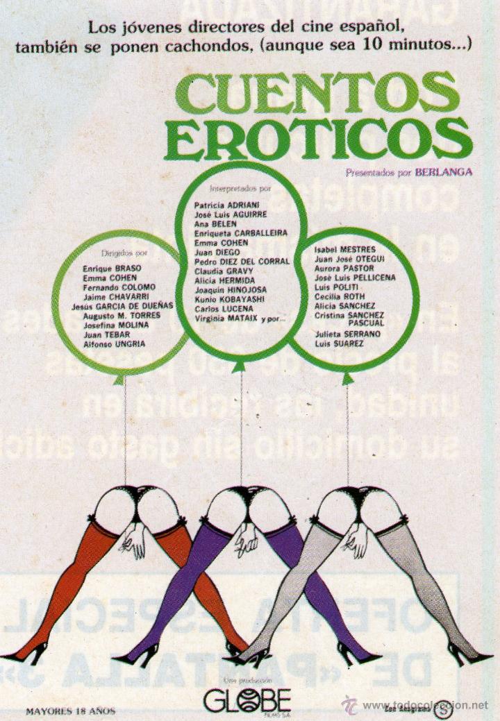 Cine: RECORTE ana belen emma cohen juan diego cuentos eroticos