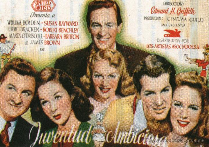 Kino: RECORTE william holden susan hayward juventud ambiciosa